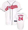 Grady Sizemore Jersey Youth Majestic Home White Replica #24 Cleveland 