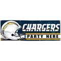 san diego chargers 2x6 vinyl banner $ 80 everyday nfl