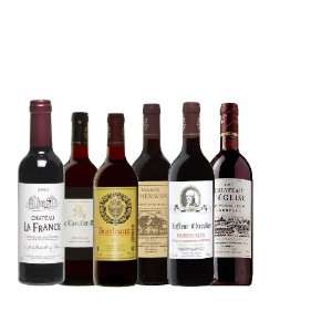 Wein Probierpaket, Frankreich. 6 Flaschen Bordeaux  