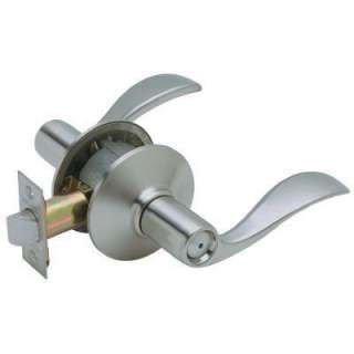 Schlage Accent Satin Nickel Bed and Bath Lever F40 ACC 619 at The Home 