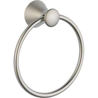 Delta Lahara Brass Towel Ring in Stainless Steel 73846 SS at The Home 