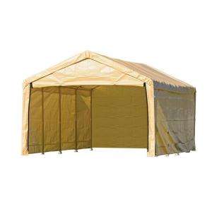 ShelterLogic Super Max 12 ft. x 26 ft. Tan Canopy Enclosure Kit Fits 2 