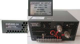 LAMBDA Regulated 24V Power Supply EWS600 24 (24V  27A)  