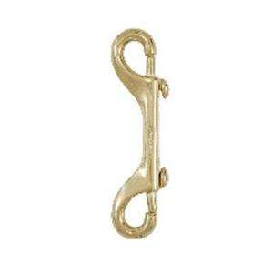 Lehigh 4 1/4 in. Brass Double End Marine Bolt Snap Hook MH014S 6 at 