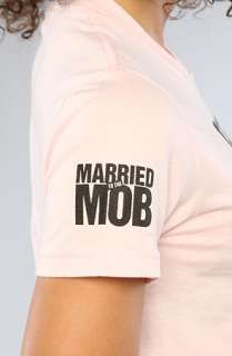 Married to the Mob The Bout It Tee in Light Pink  Karmaloop 