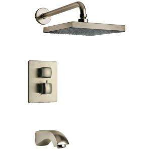 LaToscana Lady 2 Handle Tub and Shower Faucet in Brushed Nickel 