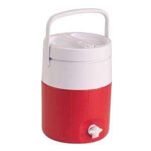 Coleman 2 Gal. Cooler With Faucet, Red 5592C703G  