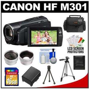 Canon Vixia HF M301 Flash Memory HD Digital Video Camcorder   Factory 
