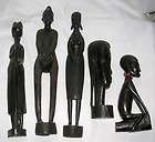 Afrika Holzfiguren Götter Skulpturen kleine Statuen 5 A