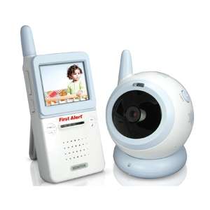 First Alert D545B Digital Wireless Baby Monitor   Color Camera, Night 