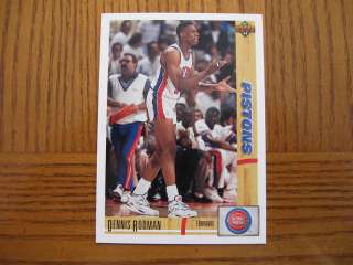 1991/92 Upper Deck DENNIS RODMAN Pistons Card #185  