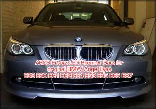 Superweiße BMW LED Angel Eyes E60 E61 E63 E64   8000K  