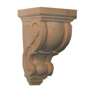 Foster Mantels Classic 3.5 in. x 3.5in. x 6.5 Unfinished Cherry Corbel