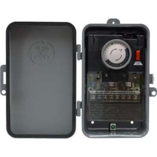 GE 24 Hour Outdoor Mechanical Box Timer, On/Off, DPDT 15135 at The 