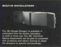 JBL C 44 Paragon D44000 Rare Wood Modern Danish Speaker  