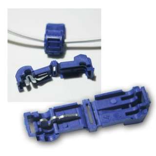 10 Abzweigverbinder für Kabelschuhe BLAU 1,5 2,5mm² Stromdieb 