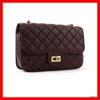 NEW Women Quilted Gold Chains Basic Handbags Shoulder Crossbody Bags 