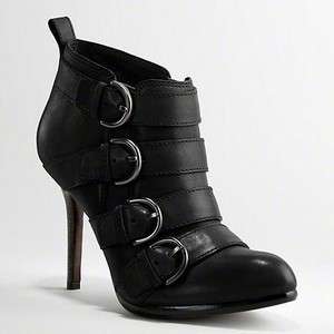 New Womens Coach Tessie Black Leather Boots  