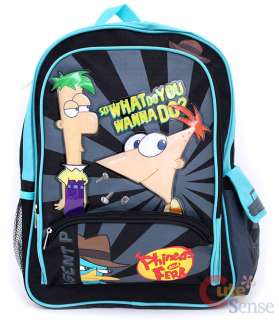 Phineas and Ferb Agent P School Backpack Lunch Bag Set  