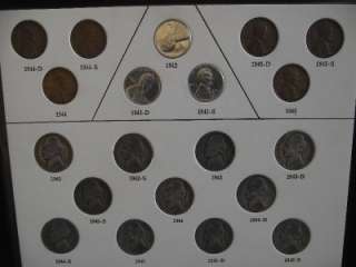   Wartime CoinageSet Silver War Time Nickels, Steel Cents + Copper