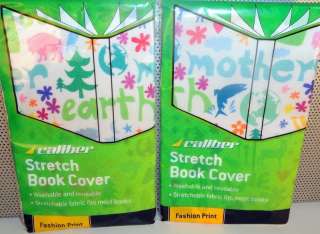 Fabric Stretch Book Covers Mother Earth Love Print  