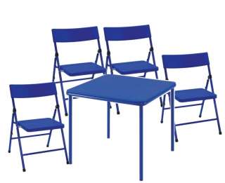 NEW COSCO KIDS TABLE and FOLDING PINCH FREE 4 CHAIR SET  