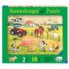 Ravensburger 03636   Kunterbunter Bauernhof, 10 Teile Holzpuzzle