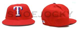 New Era Texas Rangers 59/50 Fitted Red 7 MLB field rare  