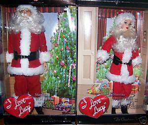 BARBIE I LOVE LUCY IN THE CHRISTMAS SANTA LUCY & RICKY  