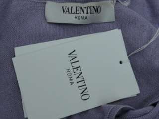 BN Valentino Roma Lilac Cashmere /Wool Jumper Top with Bow Back UK8 