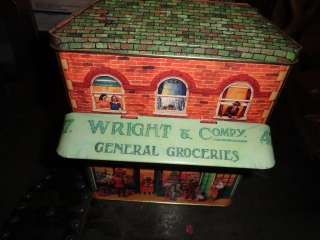 DEPARTMENT 56 THE CANOPY TIN WRIGHT & COMPY GENERAL GROCERIES 