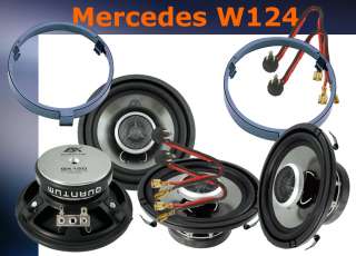 ESX Lautsprecher für Mercedes W124 vorne + hinten  
