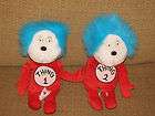   Universal Dr Seuss THING 1 & THING 2 Holding Hands Stuffed Doll Plush