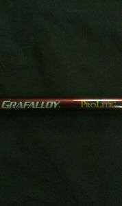 Grafalloy ProLite 35 X Graphite Shaft. X Stiff Flex.  
