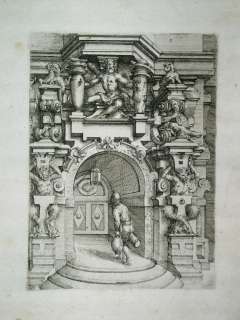 Portal mit Herkules ARCHITEKTUR DIETTERLIN 1598  