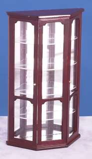 dollhouse miniature LG GLASS CASE STORE DISPLAY CURIO  