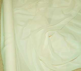 DOUBLE GEORGETTE FABRIC IVORY SOLD BY THE YARD  