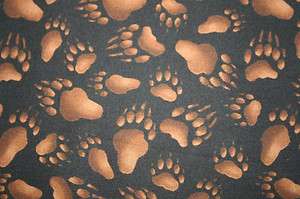 GRIZZLY BEAR TRACKS & CLAW PRINTS from NORTH AMERICAN WILDLIFE 