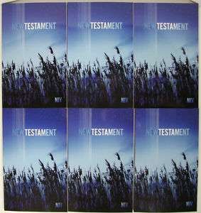 LOT OF 6 NIV Outreach Bible New Testament 9781563205781  