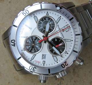   Luxus Uhr Chronograph Maurice Lacroix Taucheruhr Hau Neu 3779  