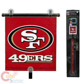 NFL San Francisco 49ers Window Sunshade Auto Accesories 1