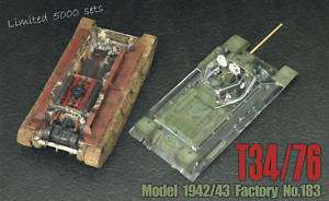 35 Russian T 34/76 Tank Model (AFV Club,Hobby Fan)  