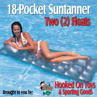 Pack Intex 18 Pocket Suntanner Inflatable Lounge  