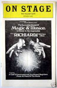 Richiardi Incredible World Of Magic & Illusion On Stage  