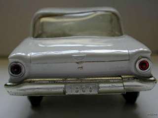 VINTAGE 1960 FORD FALCON 2 DOOR WHITE COUPE PROMO PLASTIC MODEL TOY 