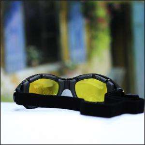 NEW MENS GOGGLES SUNGLASSES BIKER MOTORCYCLE SPORTS POLY CARBON LENS 5 