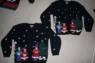 MATCHING Ugly Christmas Sweater CAROLLERS Songs POST  