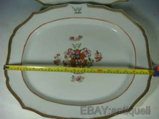 beautiful chinese export armorial porcelain a suit of tableware  
