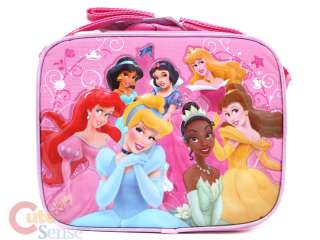 Disney Princess w Tiana School Backpack Lunch Bag 5