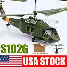 USA STOCK Syma S102G 3CH UH 60 Black Hawk RC Gyro MINI Helicopter 